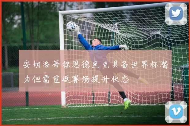 安切洛蒂称恩德里克具备世界杯潜力但需重返赛场提升状态